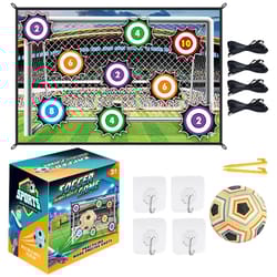 kids soccer toss game set