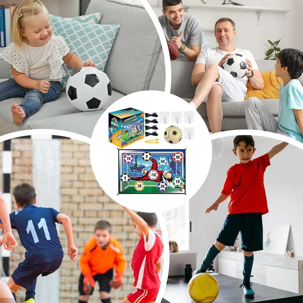 Kids Soccer Toss Game Set 4