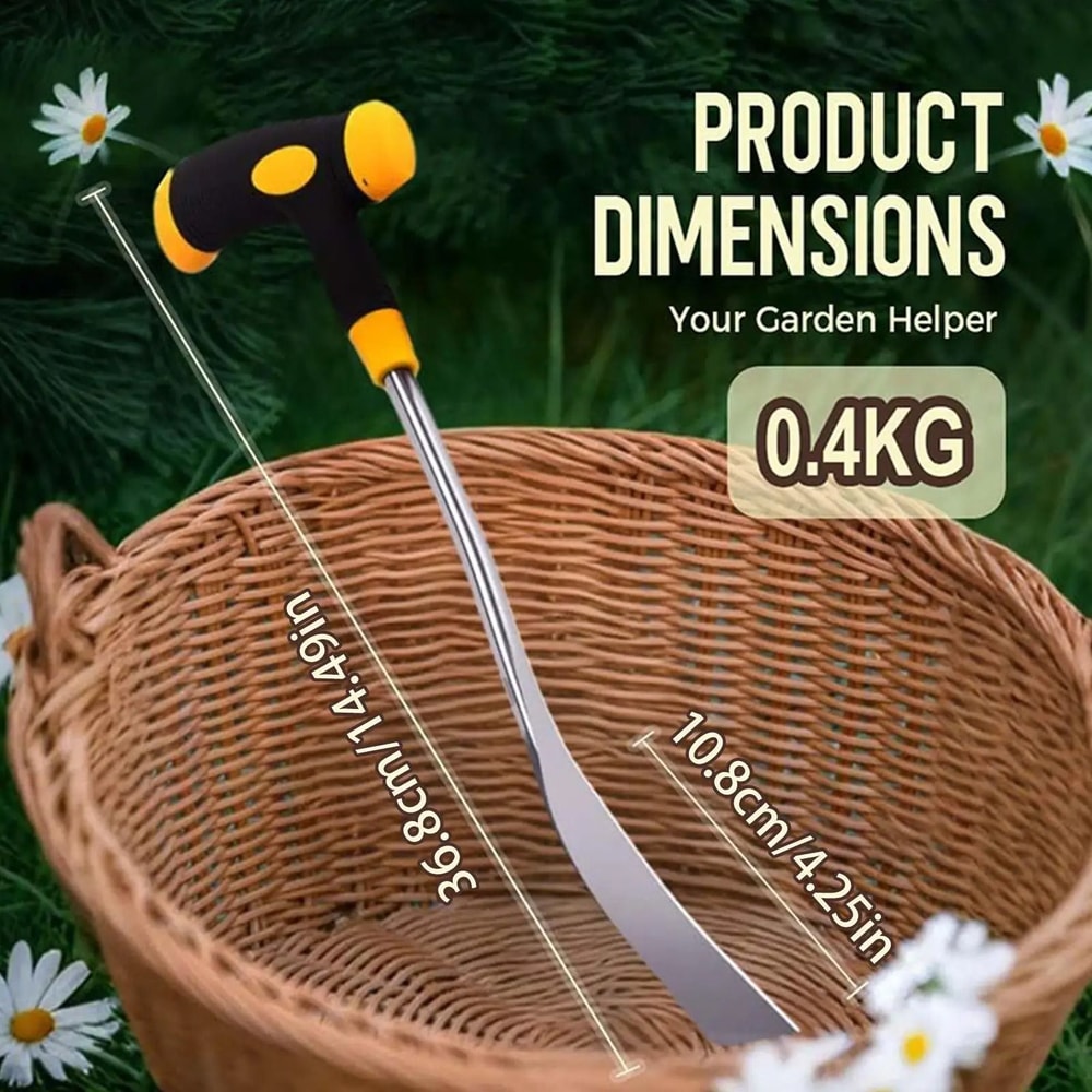 Manual Grass Puller Tool With Handle 5