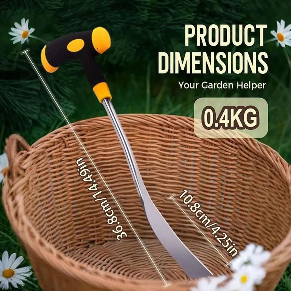 Manual Grass Puller Tool With Handle 6