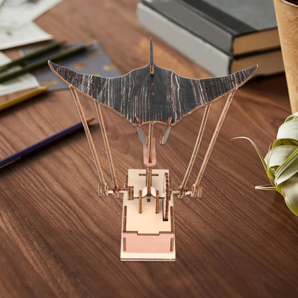 Realistic Manta Ray Figurine 3