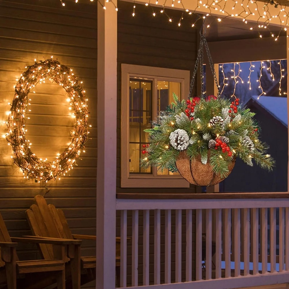 Christmas Porch Decor With Lights 3