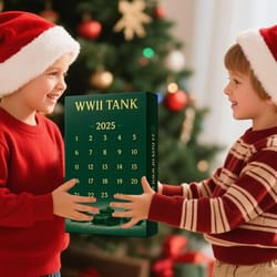 tank theme christmas countdown calendar
