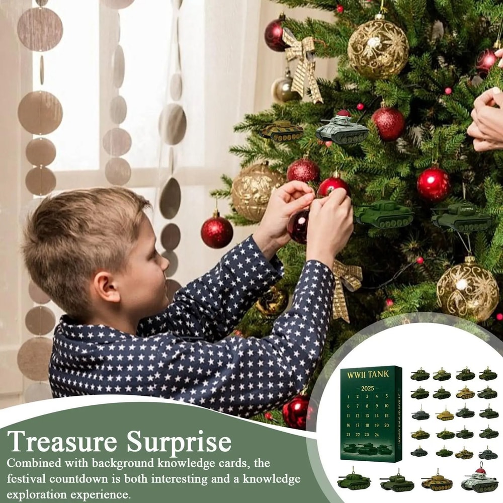 Tank Theme Christmas Countdown Calendar 1