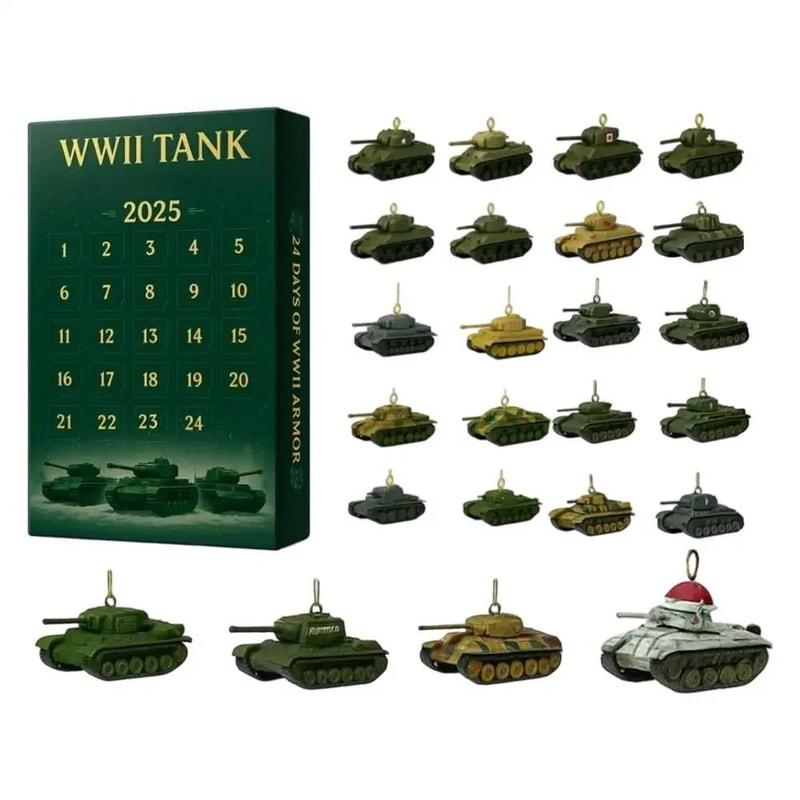 Tank Theme Christmas Countdown Calendar 6