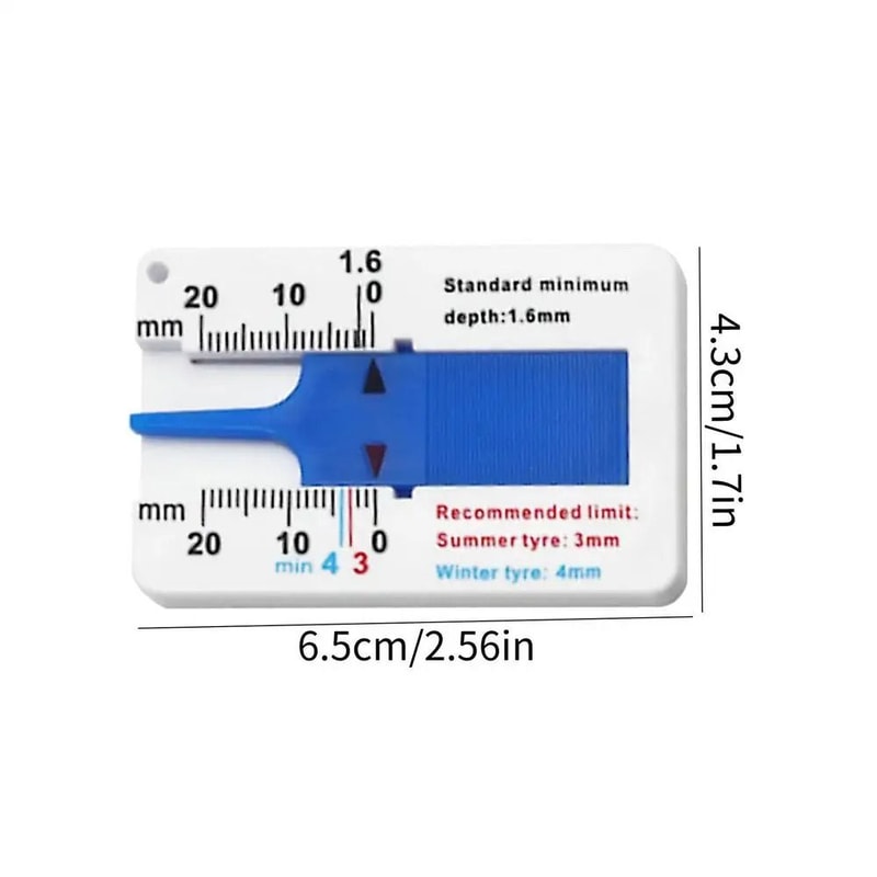 Tire Tread Depth Gauge Tool 6