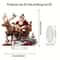 Santa Sleigh And Reindeer Christmas Figurine 5