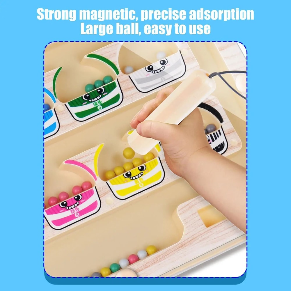 Magnetic Color Sorting Maze And Drawing Board 3