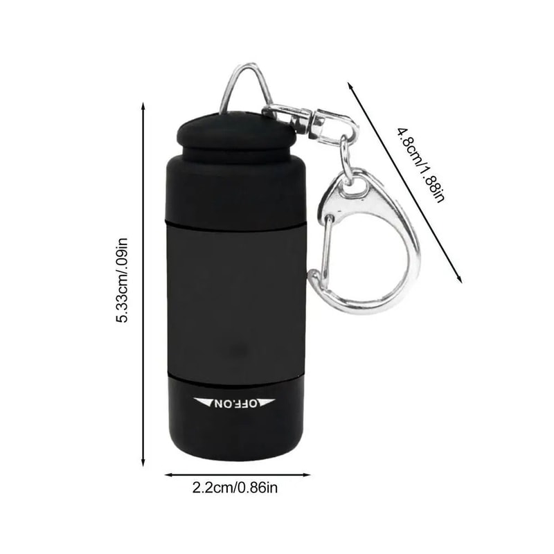 Rechargeable Mini Keychain Flashlight 9
