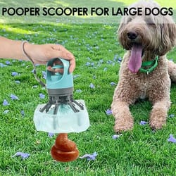 portable dog poop scooper tool