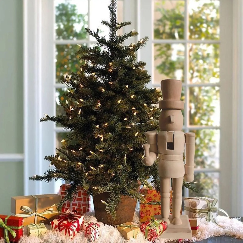 Wooden Paintable Nutcracker Craft Set 2