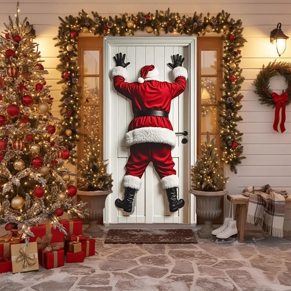 Santa Claus Christmas Door Cover Decoration 1