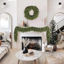 artificial pine christmas garland