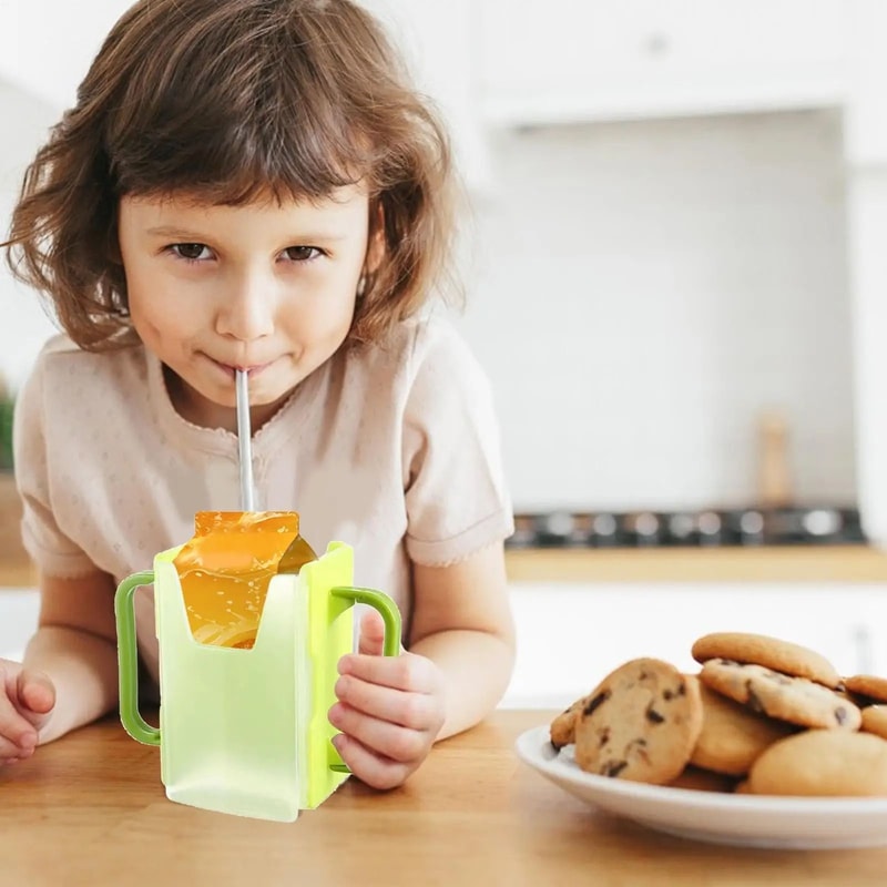 Infant Anti Spill Milk And Juice Box Holder 1