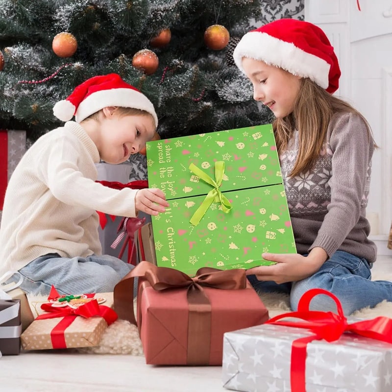 Foldable 24 Day Empty Advent Calendar Box Set 1