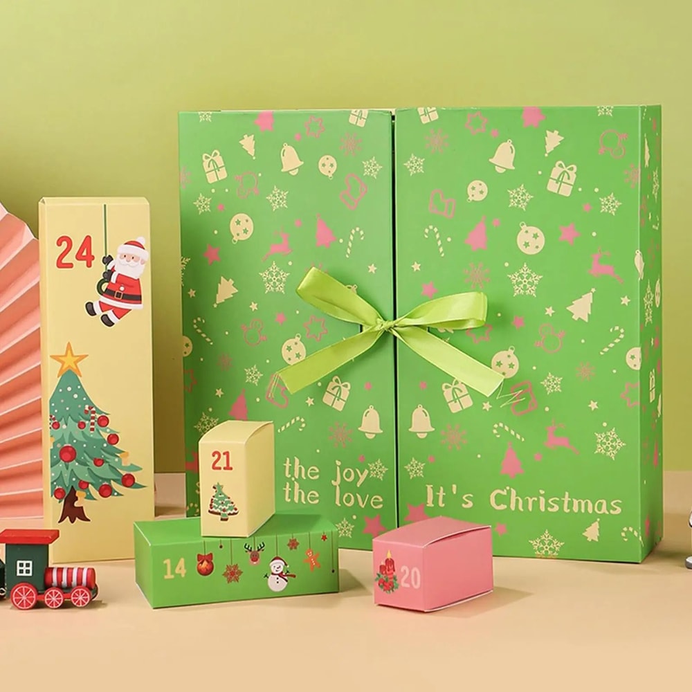Foldable 24 Day Empty Advent Calendar Box Set 5