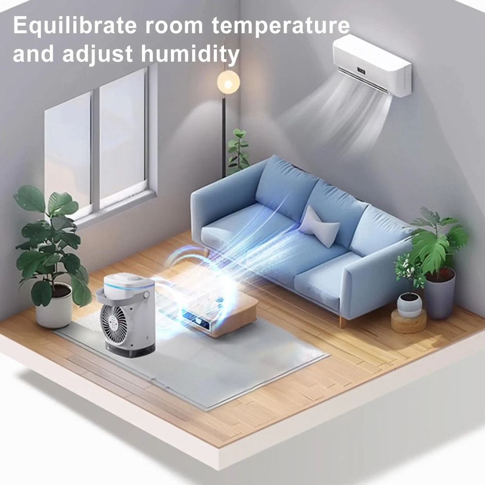 Portable USB Evaporative Air Cooler Fan 4
