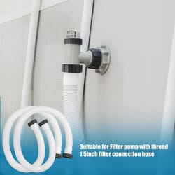 keep your pool clean and flowing with this pool filter pump hose designed for above ground pools. this replacement hose
