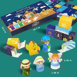 nativity christmas countdown advent set