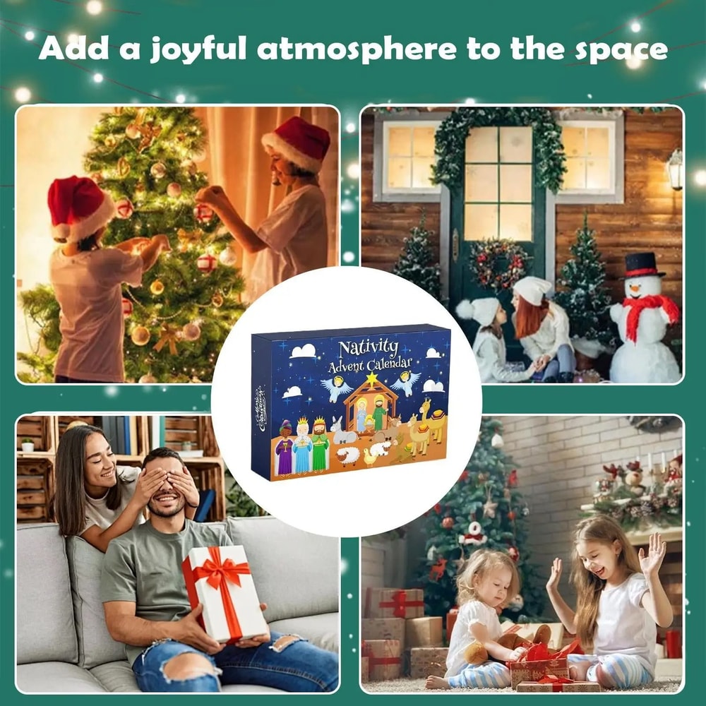 Nativity Christmas Countdown Advent Set 4