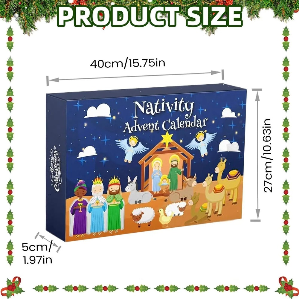 Nativity Christmas Countdown Advent Set 5