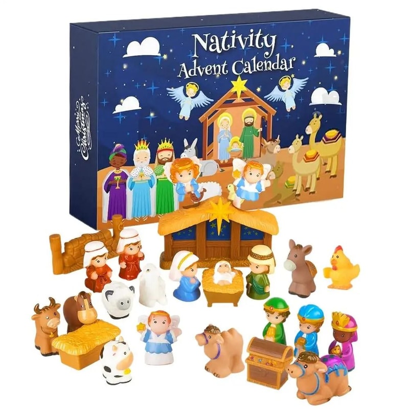 Nativity Christmas Countdown Advent Set 6
