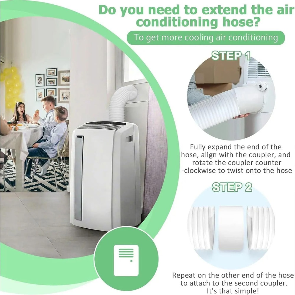 Portable Air Conditioner Exhaust Hose Coupler 2