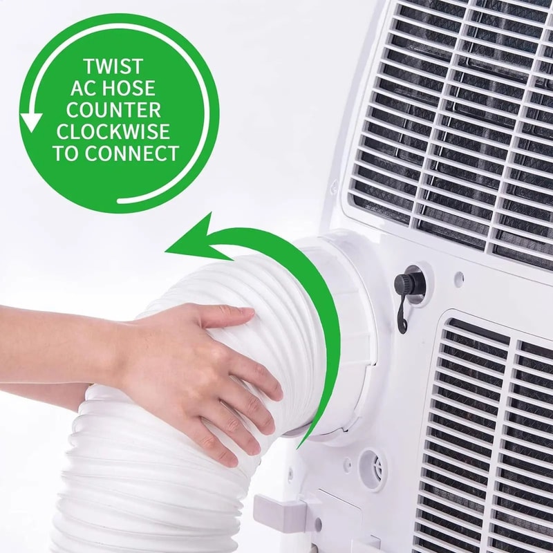 Portable Air Conditioner Exhaust Hose Coupler 3