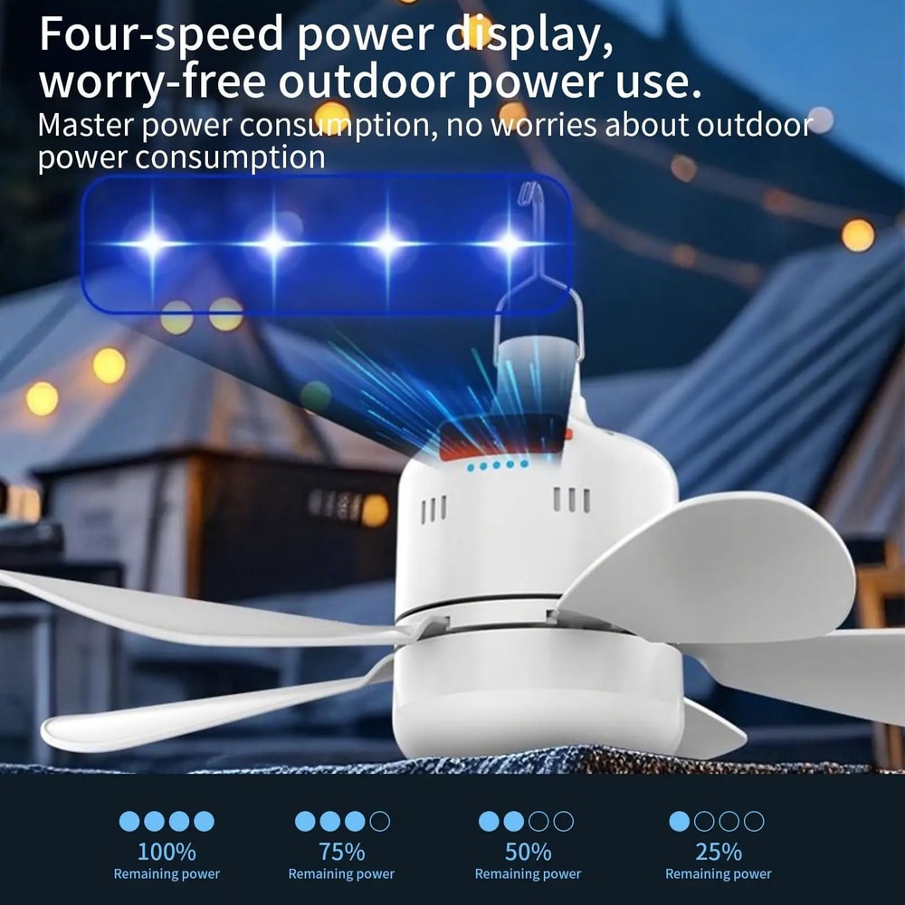 Remote Control Outdoor Cooling Ceiling Fan 1