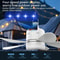 Remote Control Outdoor Cooling Ceiling Fan 1