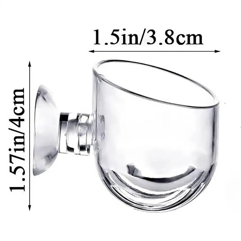 Acrylic Aquarium Plant Cup With Suction Holder 6