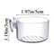 Acrylic Aquarium Plant Cup With Suction Holder 7
