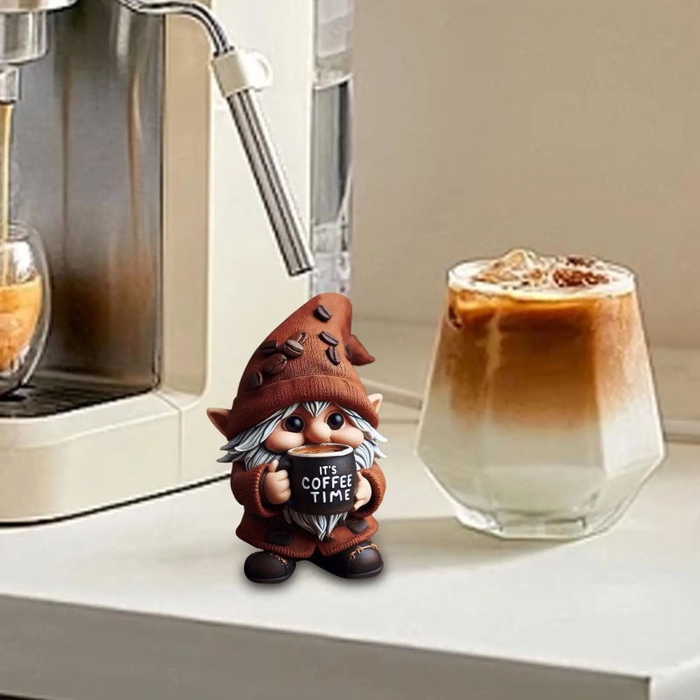 Coffee Gnome Kitchen Figurine Decoration 2