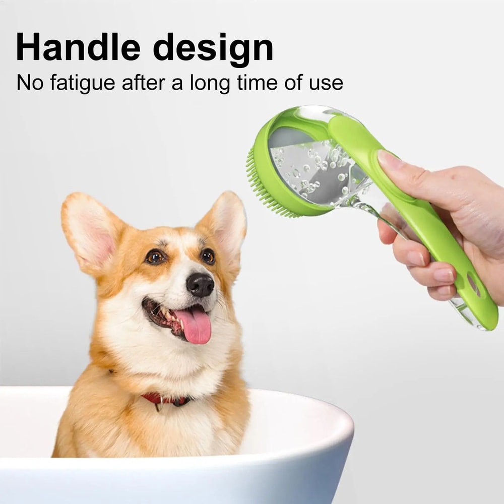 Portable Pet Shampoo And Massage Brush 1