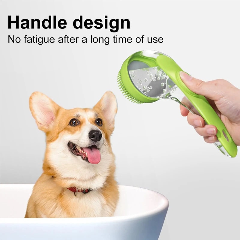Portable Pet Shampoo And Massage Brush 1