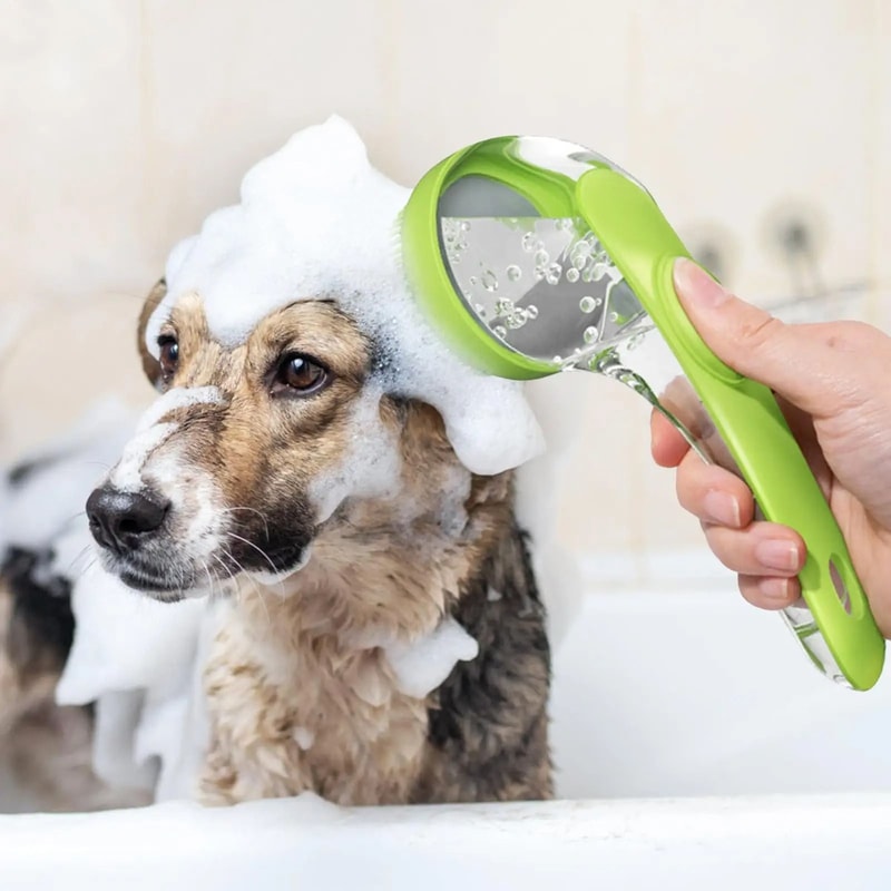 Portable Pet Shampoo And Massage Brush 2