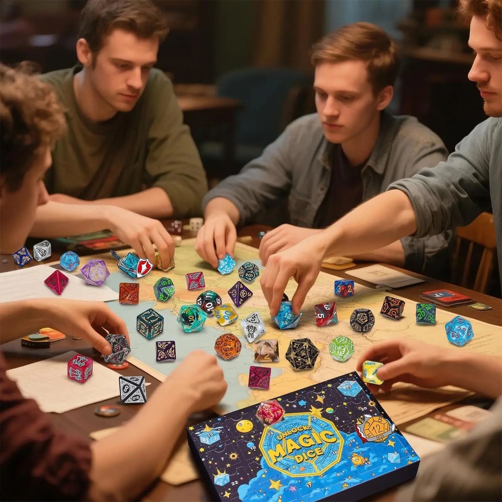 24 Day Christmas Countdown Dice Set 1