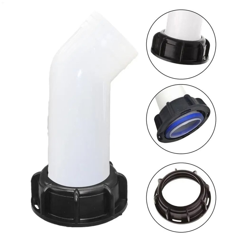 IBC Water Tank Extension Drain Hose Connector 0