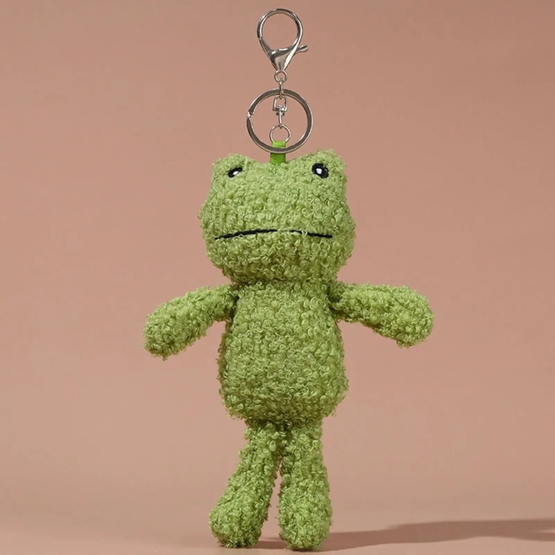 Plush Frog Keychain Bag Charm 5