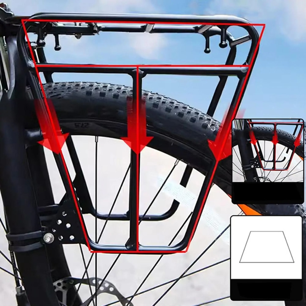 Front Bicycle Cargo Rack Carrier 2