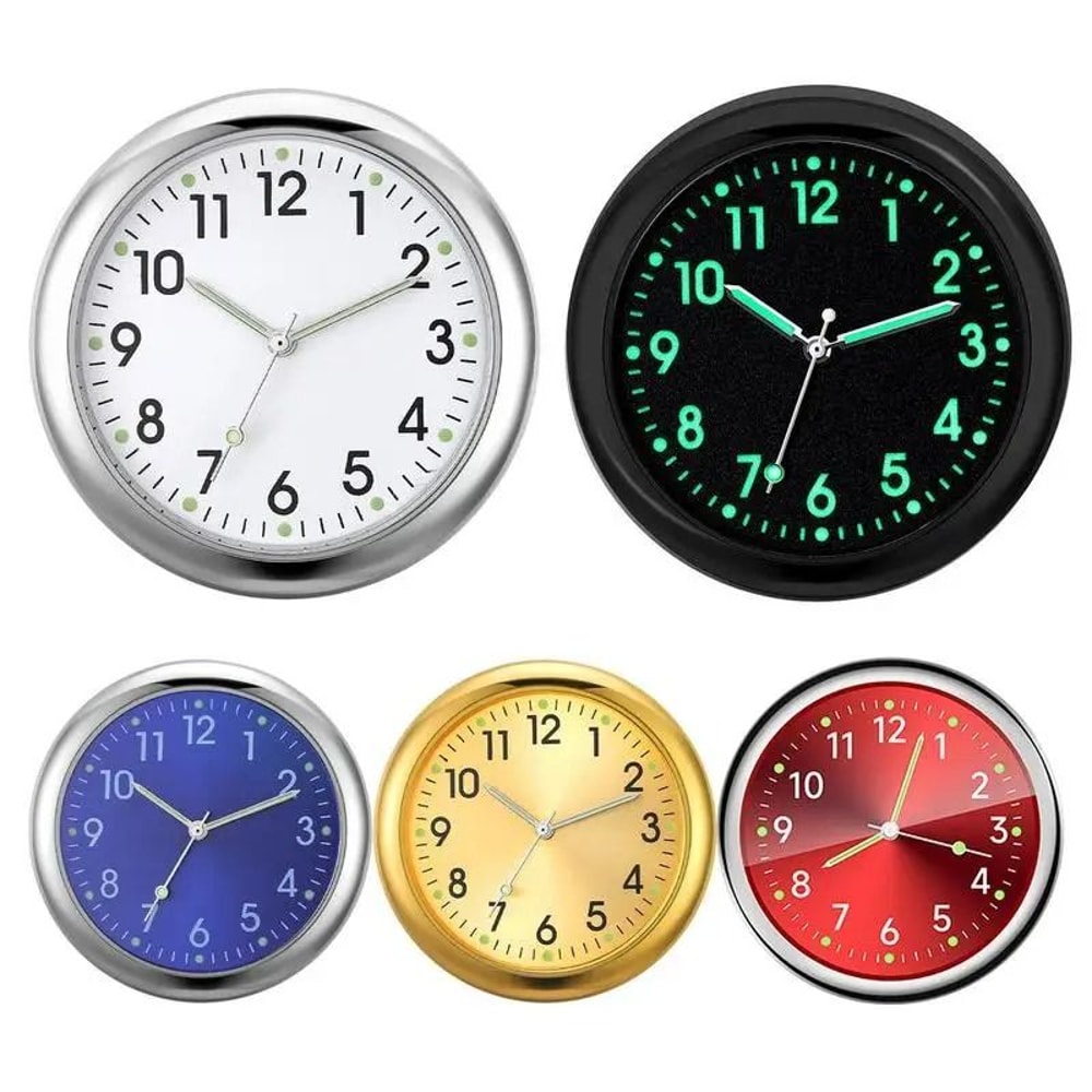 Analog Car Clock With Luminous Face 0