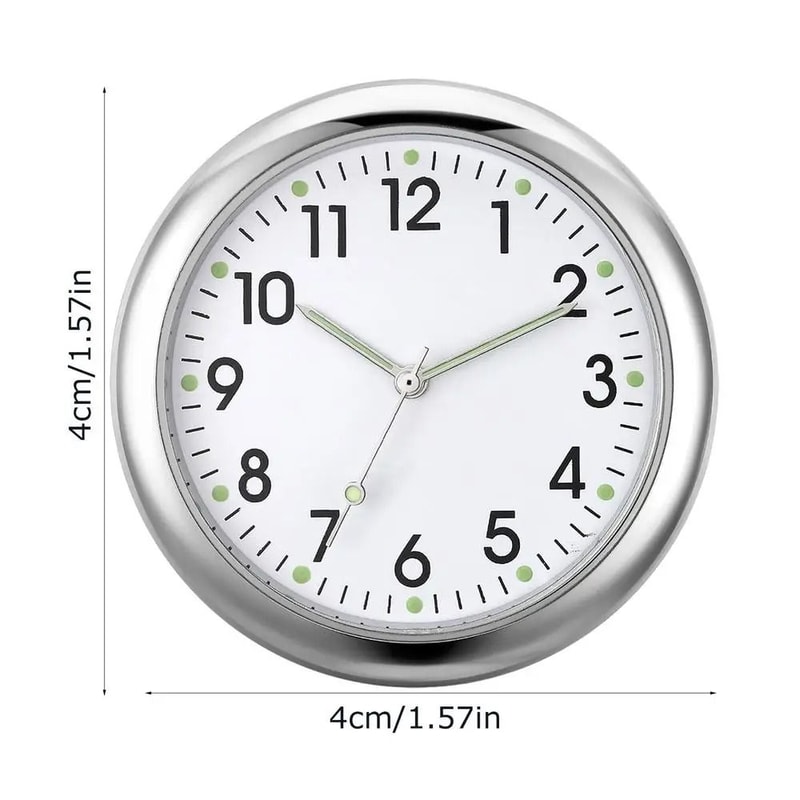 Analog Car Clock With Luminous Face 9
