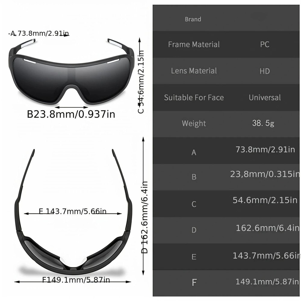 UV400 Outdoor Sports Sunglasses 1