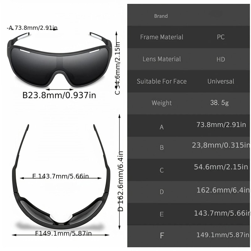 UV400 Outdoor Sports Sunglasses 1