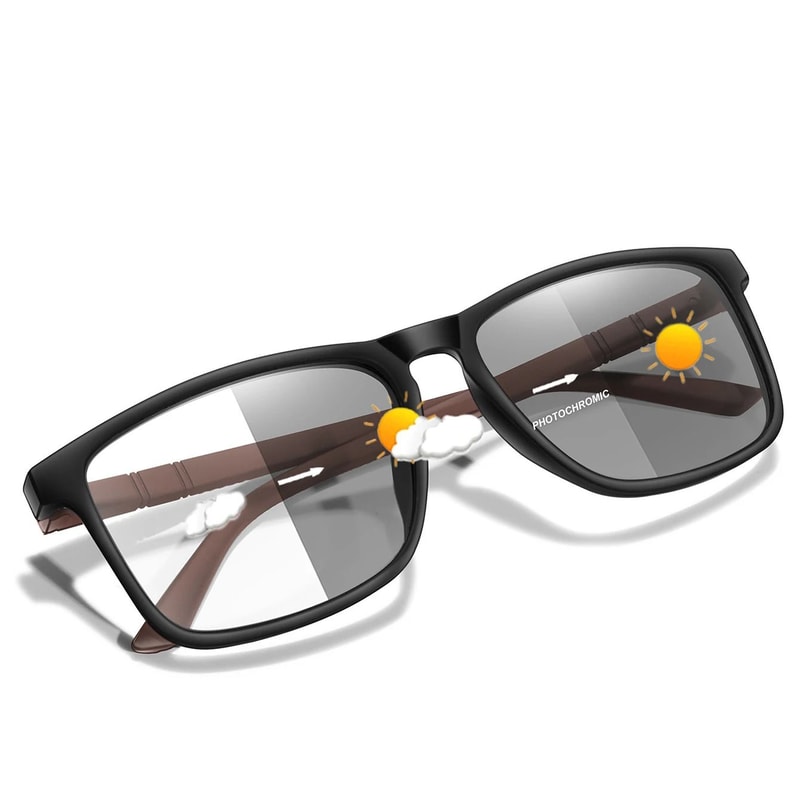 Photochromic Square Reading Glasses 5
