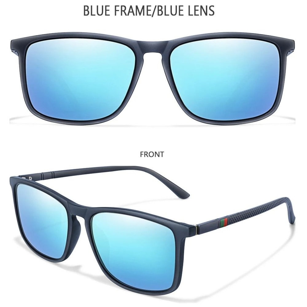 Vintage Square Polarized Sports Sunglasses 9