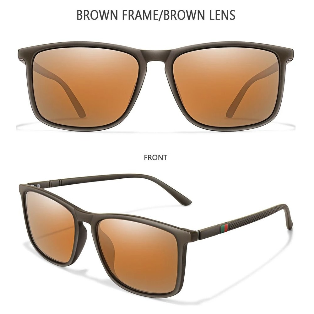 Vintage Square Polarized Sports Sunglasses 8