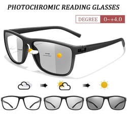photochromic rectangular reading glasses