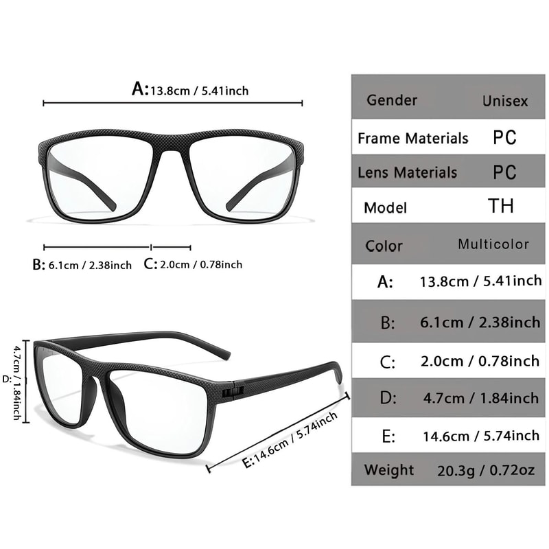 Photochromic Rectangular Reading Glasses 1