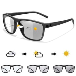 photochromic square driving sunglasses